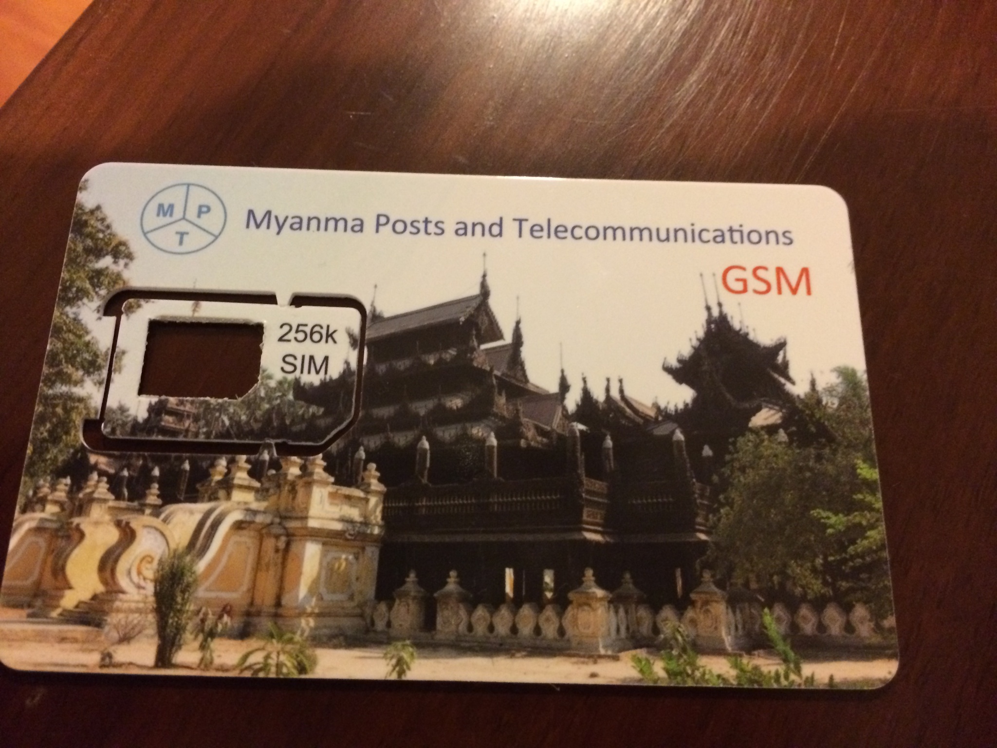 ミャンマーのSIMカード